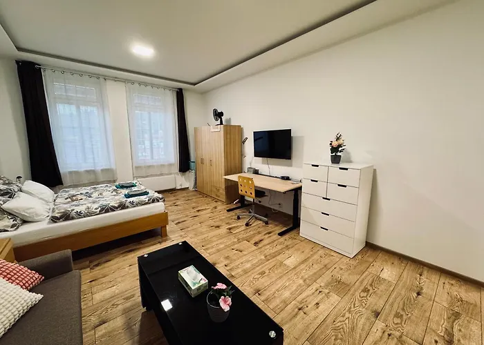 アパート With Workspace And Tv ブルノ